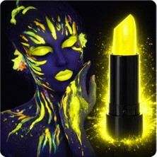 Nacario Mey Ithalat® Uv Neon Sarı Ruj – Karanlıkta Parlayan Makyaj Boyası
