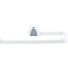 Shopwave Kağıt Havlu Asacak Beyaz Plastik Yapışkanlı - Duvara Monte (5047)