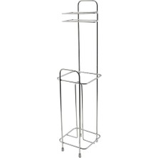 Shopwave Kare Metal - Krom Yedekli Wc Kağıtlık (5047)