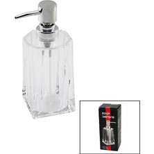 Shopwave 280ML - Uzun   Şeffaf - Mika Kristal  Sıvı Sabunluk (5047)