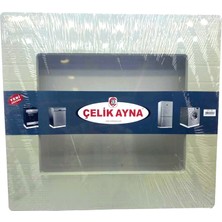 Shopwave Frenli Gri Plastik Çeksür 54X60X5 cm (5047)