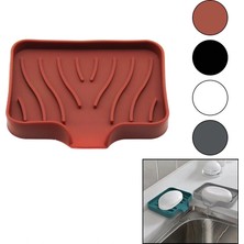 Shopwave Sabunluk - Silikon Mutfak - Banyo Su Giderli - Esnek - Yapışkan Vantuz - Herhangi Bir Renk Gönderilir (5047)
