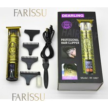 Özgürce Şarjlı Kablosuz Saç ve Sakal Kesme Makinesi RF-1867, Kolay Kullanım