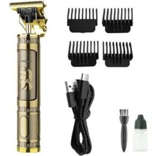 Özgürce Çelik Kasa Profesyonel T-Bıçak Saç Sakal ve Ense Tıraş Makinesi