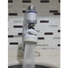 LTG Nova Filtreli Kireç Önleyici 360 Derece Dönen Hareketli Musluk Başlığı - 3 Fonksiyonlu - Krem