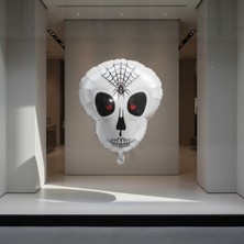 Runaway Iskelet Folyo Balon Cadılar Bayramı Dekorasyonu