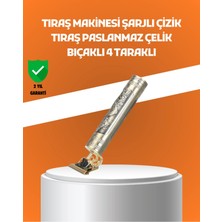 Özgürce Suya Dayanıklı 4 Başlıklı Profesyonel Saç Kesme Makinesi