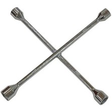 LTG Nova Dörtlü Bijon Anahtarı Krom Çelik Tam Profesyonel Lokmalı Bijon Tüm Araçlar Içindir