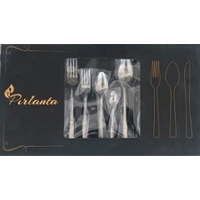 LTG Nova Pırlanta 30 Parça 6 Kişilik Çatal Kaşık Takımı 30 Parça Kutulu Hediyelik Çeyizlik Takım