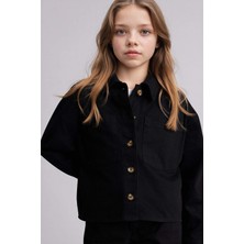 DeFacto Gabardin Gömlek Kız Çocuk G6821A826SP