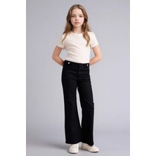 DeFacto İspanyol Paça Gabardin Pantolon Kız Çocuk G7580A826SP