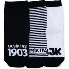 Beşiktaş Beşiktaş, Erkek, 3lü Soket Çorap, Lisans Baskılı