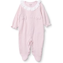 Bebetto Bebetto, Kız, Patikli Tulum, Çıtçıtlı, Sweet Princess, Fırfırlı Yaka, Uzun Paça, Uzun Kol
