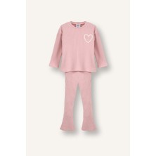 DeFacto Kalp Desenli Fitilli Kaşkorse 2'li Takım Kız Bebek G9202A526SP