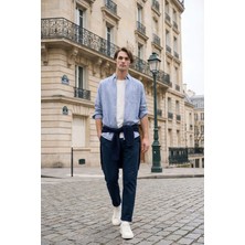 DeFacto Keten Karışımlı Gömlek F9322AX26SP