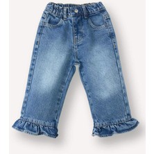 DeFacto %100 Pamuk Wide Leg Pantolon Kız Bebek G8468A526SP