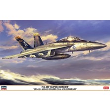 Hasegawa 7552, 1/48 F/A-18F Super Hornet VFA-103 Jolly Rogers 75TH Anniversary Plastik Maketi