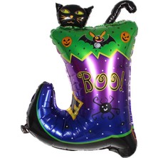 Runaway Kara Kedi Folyo Balon Halloween ve Oda Dekoru