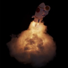 Esranın Dünyası Kendin Yap Uçan Astronot Tasarımlı Gece Lambası RSFTA34-ESRDNS
