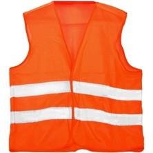 Shopwave Fosforlu Turuncu Ikaz Yelek (5047)