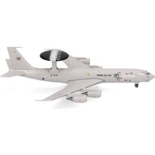 Herpa 538299, 1/500 Fransa Hava Kuvvetleri Boeing E-3f Sentry Metal Askeri Uçak Modeli