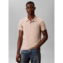 Calvin Klein Kahve Erkek Polo T-Shirt LV04LC254G2F3_SS Slım Refıned Pıque