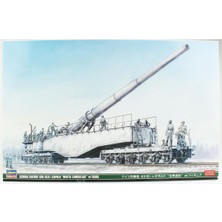 1/72 German Railway Gun K5 (E) Leopold winter Camouflage W/figure Maketi, Hasegawa 30070
