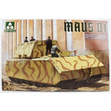 Takom 2049 1/35 Ölçek Plastik Maket Alman Süper Ağır Tankı Maus V1 Detaylı Model