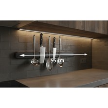 55 cm Ekstra Güçlü Mıknatıslı Bıçak Tutucu - Geniş Manyetik Gereçleri ve El Aleti Askısı