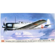 1/48 Nakajima C6N1 Carrier Recon. Plane Saiun (Myrt) Maketi, Hasegawa 7528