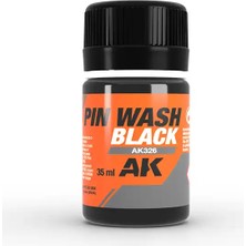 Ak Interactive 326, 35 Ml. Siyah Pın Wash Serisi Enamel Maket Boyası