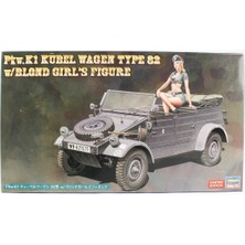 1/24 Pkw.k1 Kübelwagen Type 82 W/blond Girl's Figure Maketi, Hasegawa SP453 52253