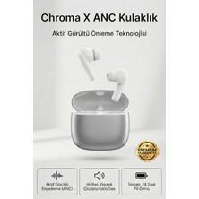 4Berry Chroma x Kablosuz Bluetooth Kulaklık – Yüksek Performans, Akıllı Tasarım Gri