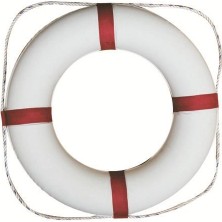 Ocean Marine Dekor İçin Can Simidi 55 Cm Beyaz