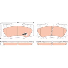 TRW Matrixzn Fren Balatasi Ön Disk Toyota Hilux Iii 2007 --