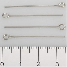 Zero Land Glblseme 1,5 Cm Halkalı Çivi 50 Gram - Gümüş Rengi