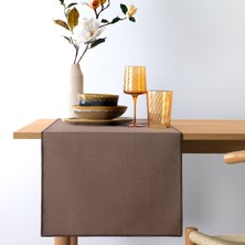 Schafer Home Bianca Keten Polyester Runner 40X160 cm 1 Parça-Vizon