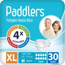Paddlers Yetişkin Hasta Bantlı Bez X-Large 30 Adet