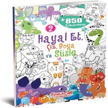 Bigelal Hayal Et-Çiz-Boya-Süsle 850 Çıkartma -2