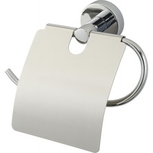 Onno Sienna Tuvalet Kağıtlık Kapaklı Krom