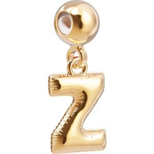 Chocli 18 Ayar Altın Kaplama Charm Harf - Z
