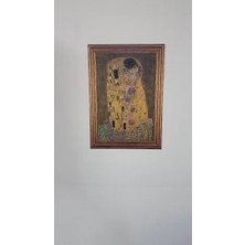 Akıllı Kağıt Öpücük Tablo - Poster Dünyaca Ünlü ( Model-28)