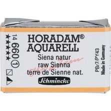 Schmincke Horadam Artist Sulu Boya Tam Tablet 660 Raw Sienna 1 Adet Yüksek Kalite Boya