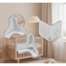 Şeffaf Köşe Koruyucu - ve Çocuk Güvenliği Için Yumuşak Silikon 8 Li Set