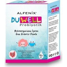 Alfenix Duwell Probiyotik Mikroorganizma İçeren Gaz Giderici Damla 10 ml Türkiye Menşeli