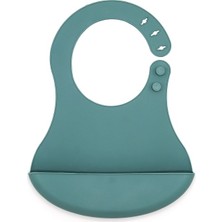 Babyjem Mini Silikon Mama Önlüğü Mint