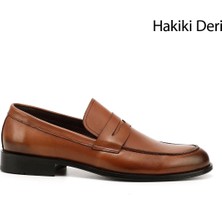 Gönderi(r) Erkek Taba Antik Kösele Taban Hakiki Deri Loafer Ayakkabı
