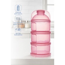 Babyjem Katlı Toz Mama Kabı Pembe