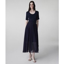 İpekyol Çift parça görünüm ayarlanabilir yırtmaçlı elbise IS1260002184015