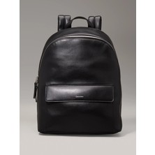 Calvin Klein Erkek Siyah Calvin Klein Ck Sleek 2g Round Bp, Beh Siyah Erkek Çanta